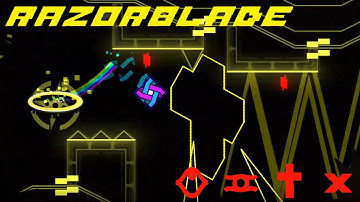 FLASHING LIGHTS WARNING | RAZORBLADE | AudieoVisual | Geometry Dash