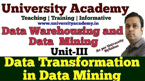 DWM20: Data Integration and Transformation in data mining | data integration algorithms