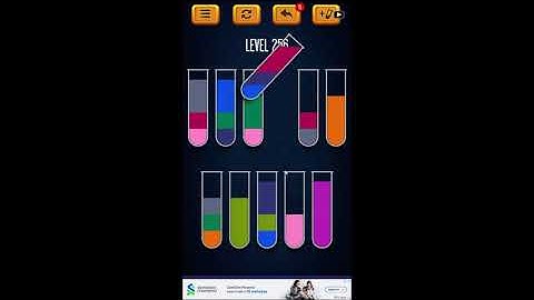 Water Sort Puzzle - Color Liquid Sorting Game Level 256 Solution