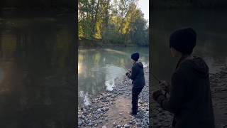 Fishing Fall Pink Salmon Run 2023 #puyallup #river #fish #washington #chinook #cohosalmon