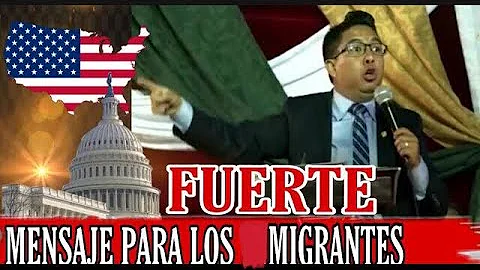 PREDICADOR ROSENDO YAX, MENSAJE PARA LOS MIGRANTES...