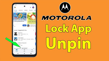 How to unpin app in motorola
