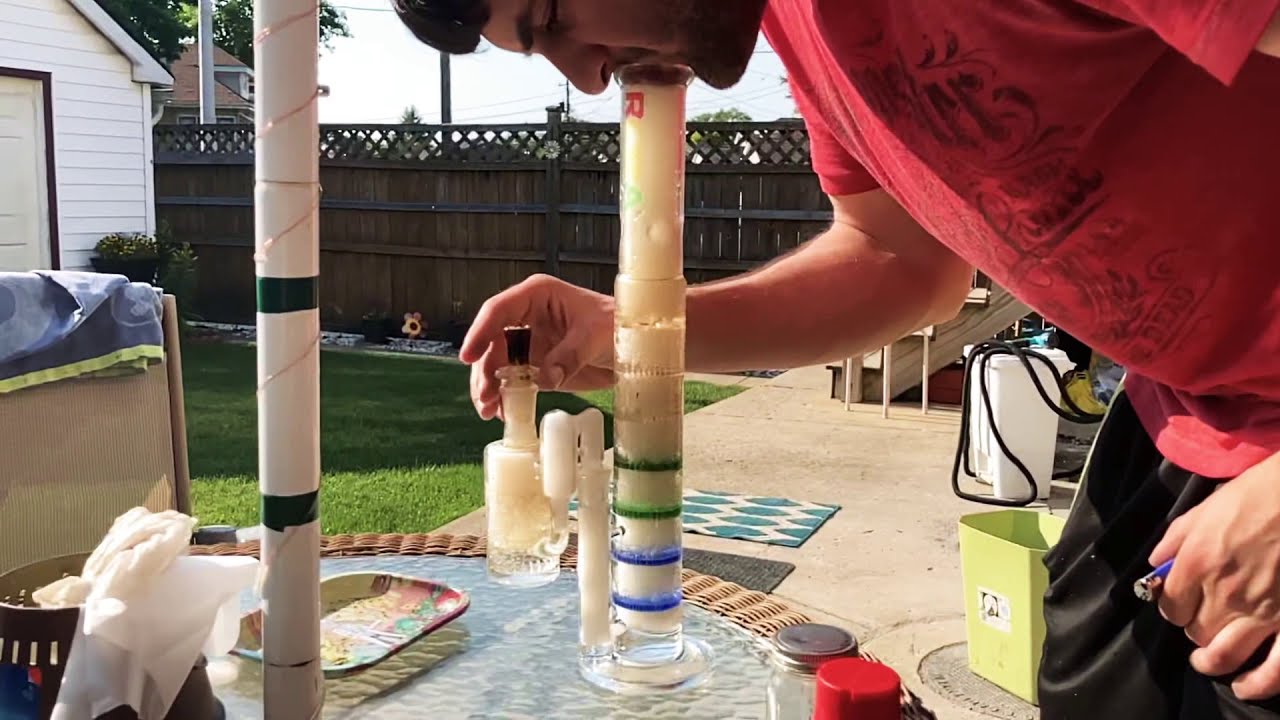 6 honey comb one turbine perc bong from wish