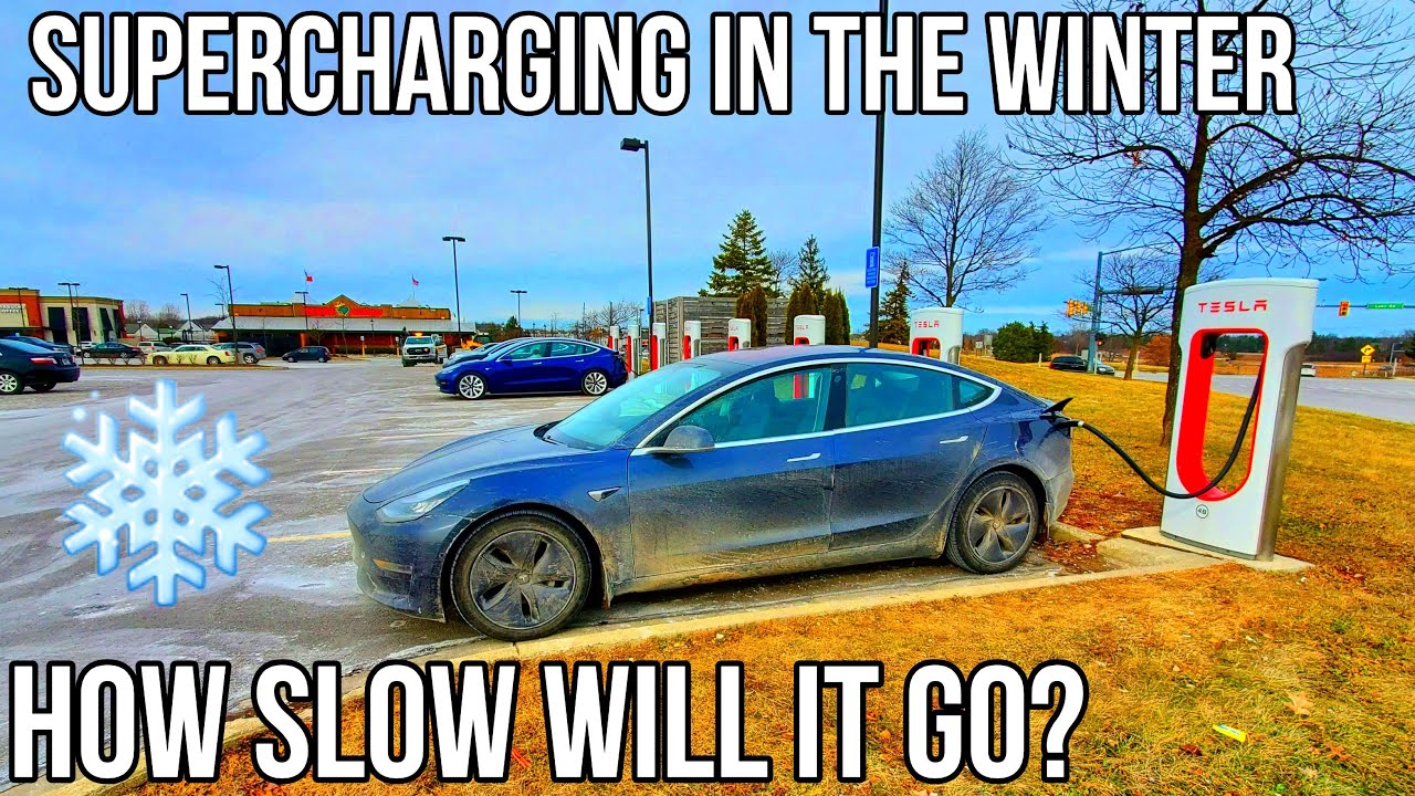 Driving to a Supercharger Enough for Full Speed Charging? | Cold ...