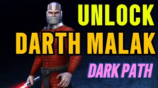 Darth Malak Journey – Dark Path Battle |  Play Through | SWGOH | Starforge Showdown 