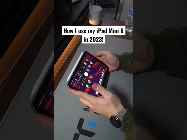 How I use my iPad Mini 6 in 2023! #shorts #ipadmini6