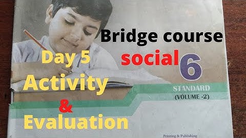 6th social bridge course answers/ Day 5 /@GjStudies