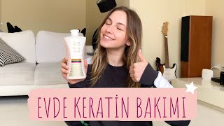 26 TL’YE EVDE KERATİN BAKIMI ?‍♀️ | BİO KERATİN GOLD