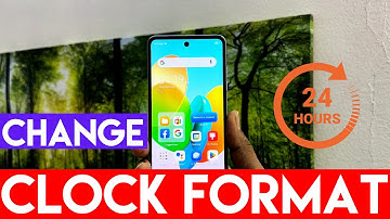 How to Change 24 Hours Time Format in Tecno Sparck 20C