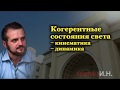 Когерентные состояния света, кинематика, динамика