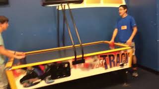 Playing a game of air hockey screenshot 5