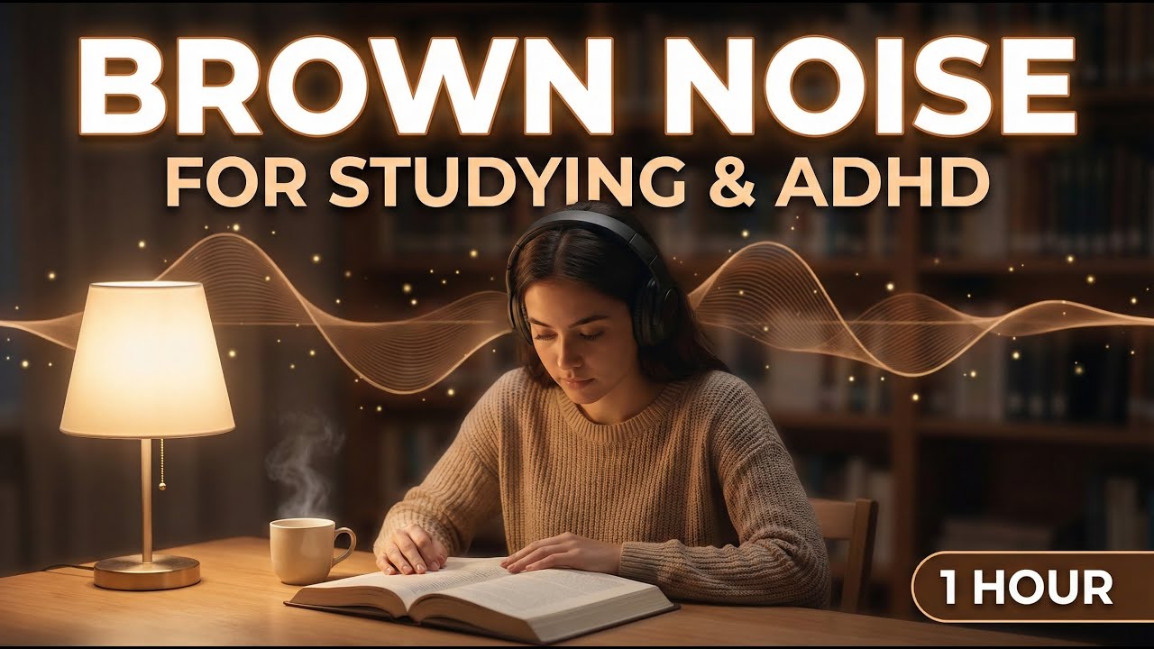 Brown Noise 1 Hour | ADHD Focus & Deep Concentration