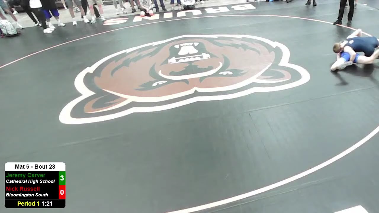 2025 IHPO 109lbs - Jeremy Carver (Cathedral) over Nick Russell (Bloomington South) (F 