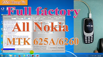 Format Factory Nokia 3310 and All Nokia by tool and USB-GSM Hung Vu.