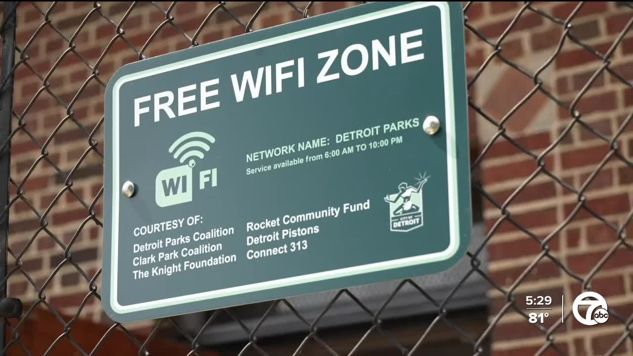 WXYZ Channel 7: Free WiFi added to 5 more Detroit parks