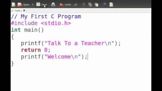 First C Program - Gujarati