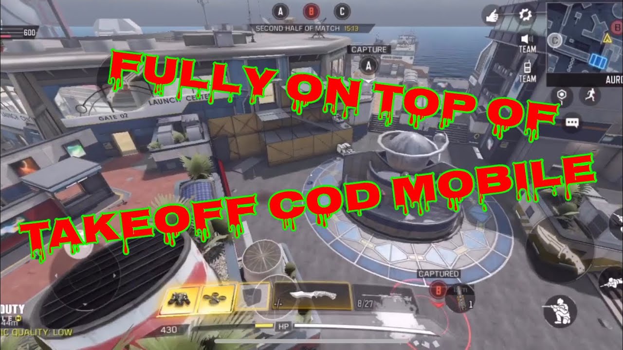 Fully on top of takeoff cod mobile - YouTube