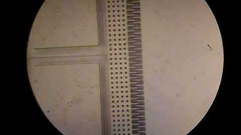 Zoom on the comb drive of optical MEMS based accelerometer (developed by OSCP)