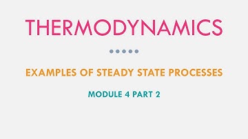 Thermodynamics I - Examples of Steady State Processes M4P2