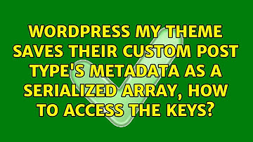 My theme saves their custom post type