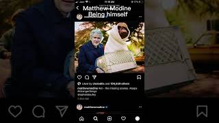 Just Matthew being himself.  #strangerthings #matthewmodine Wealth