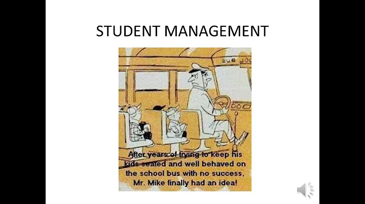 SCHOOL BUS STUDENT MANAGEMENT REFRESHER