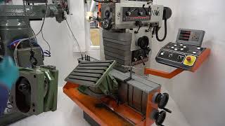 Tool change made easy using the Svalk KG300 crane. Change of accesories, slottinghead and table