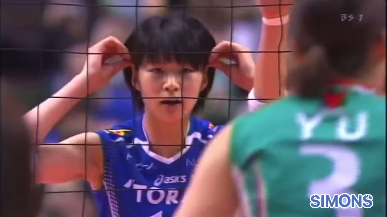 Saori Kimura (木村 沙織 ) vs JT Volleyball V Premier League 2010-04-10 Women's Final