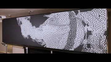 Flip-Dot Wall for THE END