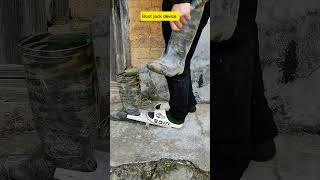 Boot jack device for effortless #hack #handfree #short