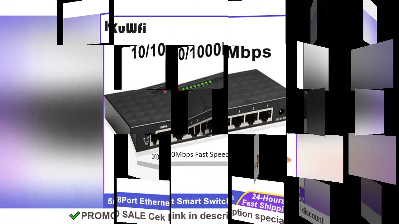 KuWFi 5/8Port Gigabit Switch Ethernet Smart Switcher High Performance 1000Mbps Network Switch RJ45 H