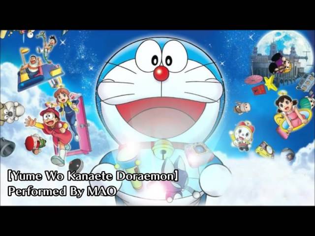 Yume wo Kanaete Doraemon - Doraemon Opening Song class=