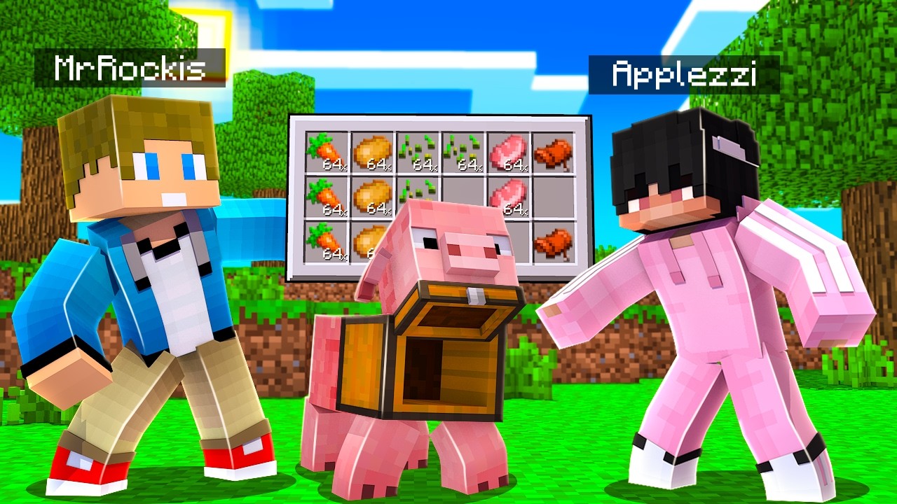 Minecraft, MUTTA Mobit Ovat CHESTEJÄ?! w/@Applezzi