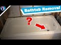 How to remove a bathtub and drain | A quick diy tub removal guide