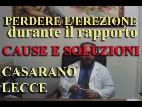 Deficit di erezione: le cause fisiche