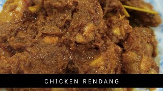Chicken Rendang (Malaysian Chicken roast)