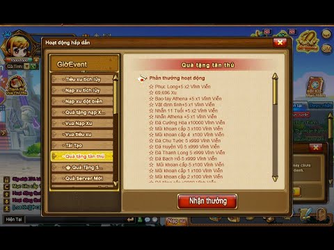 Video Nhận quà tân thủ up acc vip gunny lậu 2017 | Gunny... - youtube