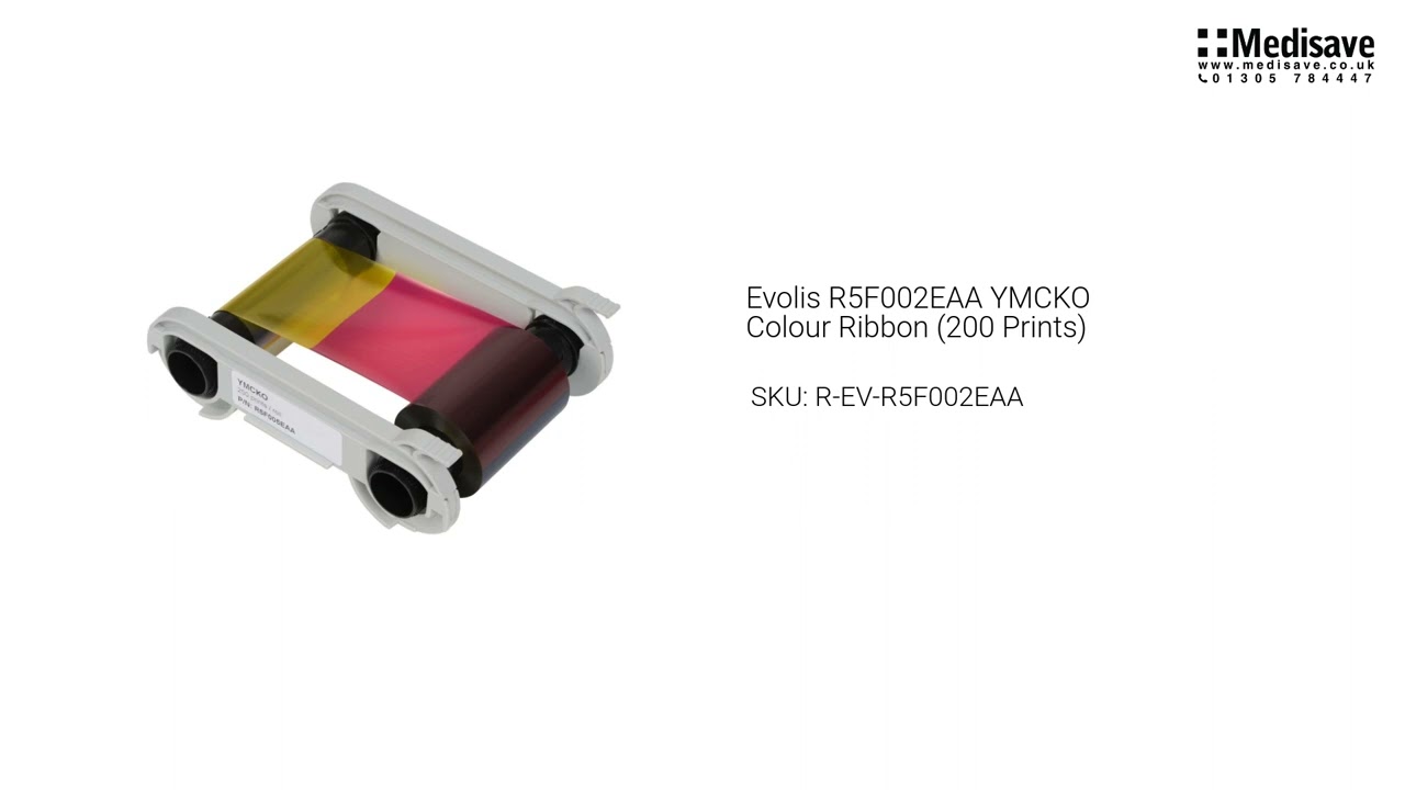 Evolis R5F002EAA YMCKO Colour Ribbon 