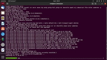 Soporte rar en linux