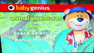Opening To Baby Genius Animal Adventures 2004 DVD
