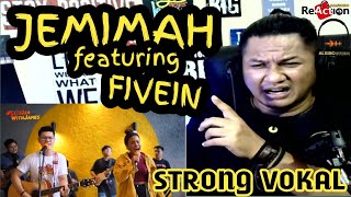 TAK INGIN USAI - Keisya Levronka Cover by Jemimah ft. Fivein | LetsJamWithJames | ALSIMO REACTION
