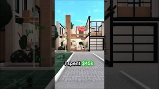 🤔How Much MONEY Will I Earn By DELETING My House in Bloxburg? #bloxburg #roblox #shorts
