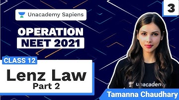 Lenz Law Part 2 L 2 | Class 12 | Operation NEET 2021 | Tamanna Chaudhary