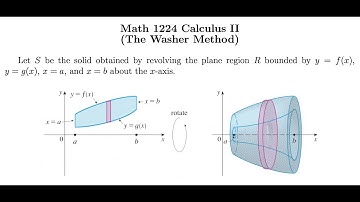 MAT 1224 Section 2.2: Determining Volumes by Slicing (Part 3, The Washer Method)