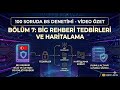 Bölüm 7 - CBDDO BİG Rehberi | Bankalar İçin Tedbirler ve Denetçi Haritalaması