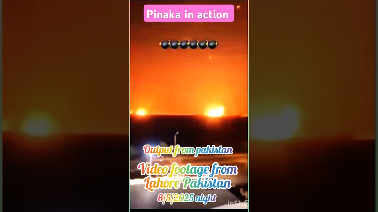Pinaka in action. IND Pak war 
