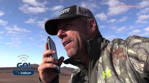 Professional Hunter Spook Spann on the Iridium GO! Hotspot