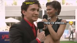 The Most Awkward Tom Holland and Zendaya Interview EVER