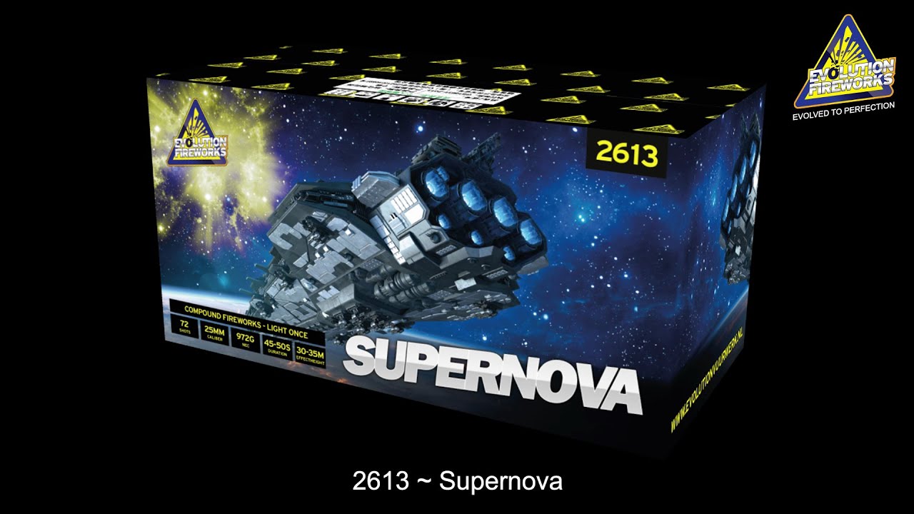 Supernova Rockets Firework Evolution Fireworks - Supernova / 2613 (Neuheit 2023) - YouTube