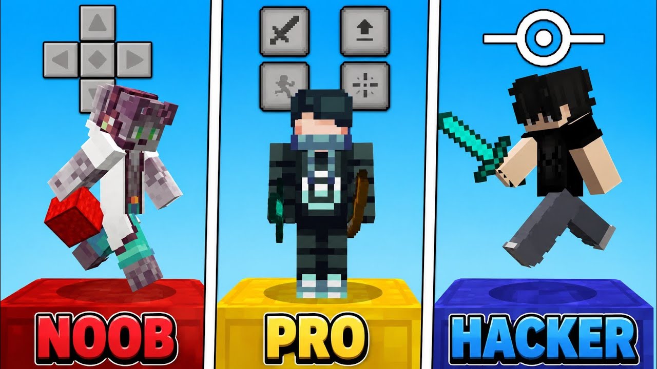 Minecraft noob to Pro pvp tips full tutorial 😱 - YouTube